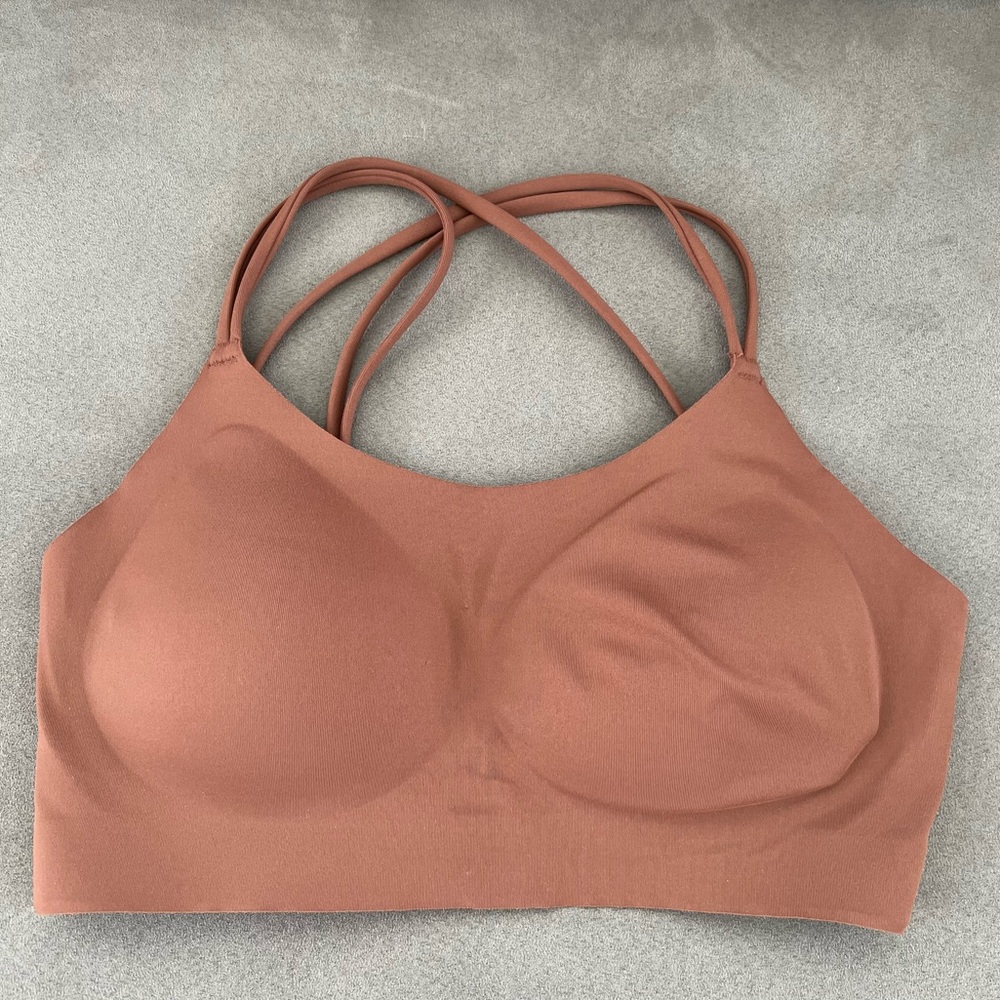 Aerie NWOT Intimates Brown Strappy Bralette BRAND NEW, never worn tags removed